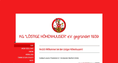 Desktop Screenshot of loestige-hoehenhuuser.de