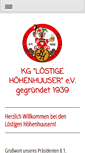 Mobile Screenshot of loestige-hoehenhuuser.de
